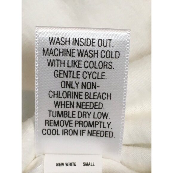 Croft and Barrow Women Top Size Small White with Floral Lace Front Short Sleeves - Picture 15 of 16